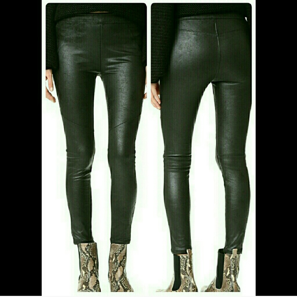 Free People Vegan Leather Leggings